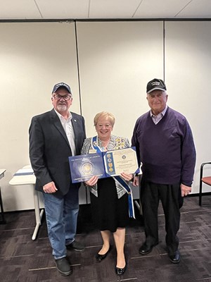 Honorary Partner ceremony for MA VVA Chapter 207 by the MA New Bedford Chapter NSDAR.